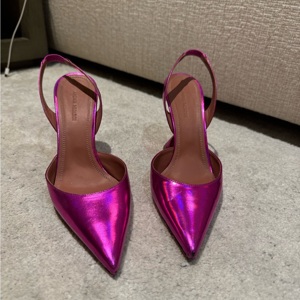 Amina Muaddi Holli Slingback - Picture 3 of 6